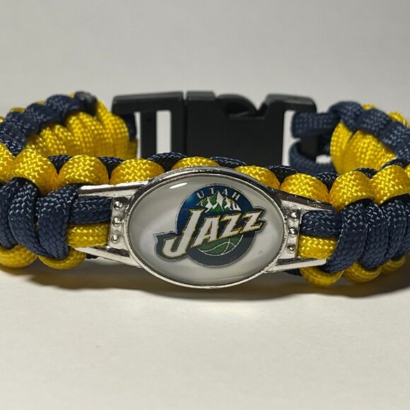 Utah Jazz NBA Paracord Bracelet NEW - Picture 1 of 2